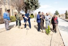گزارش تصویری از آئیین درختکاری و تقدیر ازهمکاران فضای سبز دانشگاه